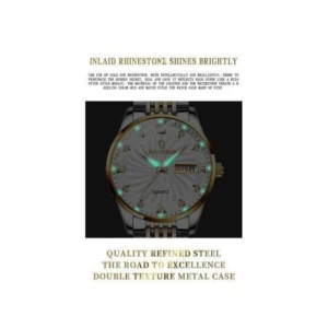 Montre homme analogique automatique à quartz