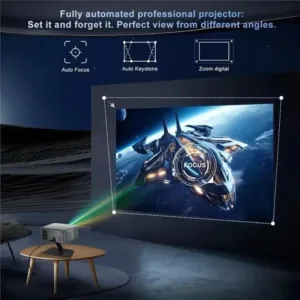 Vidéoprojecteur intelligent Wi-Fi et Bluetooth neuf